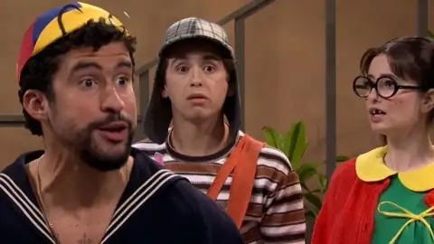Bad Bunny faz esquete de "Chaves" no Saturday Night Live. Veja!